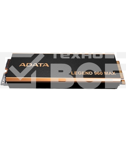 Накопитель SSD ADATA LEGEND 960 MAX, 4Tb, M.2 2280, PCIe 4.0 x4, NVMe, R/W 7400/6800, с радиатором
