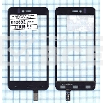 Сенсорное стекло (тачскрин) для Fly IQ YZ-CTP467(GN C620)-FPC, черное, фото3