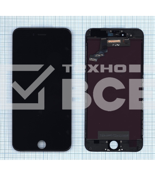 Дисплей для Apple iPhone 6 Plus в сборе с тачскрином (AAA) черный