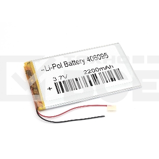 Аккумулятор Li-Pol (батарея) 4*60*95мм 2pin 3.7V/2200mAh
