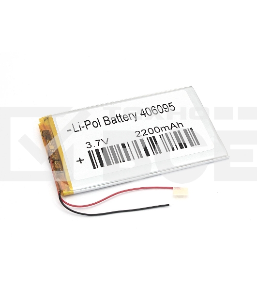Аккумулятор Li-Pol (батарея) 4*60*95мм 2pin 3.7V/2200mAh