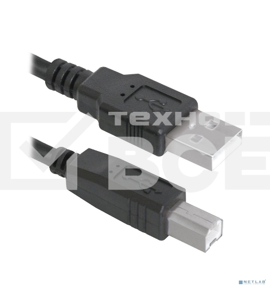 Кабель USB Defender USB04-10 USB2.0 AM-BM, 3.0м