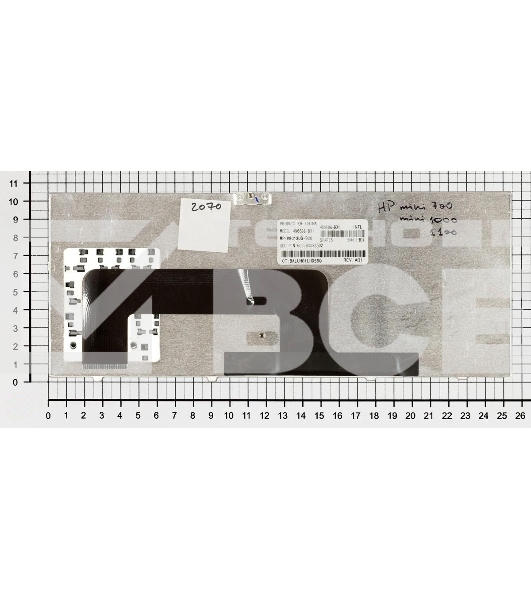 Клавиатура для ноутбука HP Mini 700 1000 1100 черная