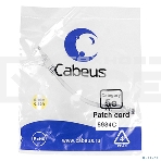 Шнур комм. Cabeus, Cat.5e, неэкр., U/UTP, RJ45/RJ45, PVC, AWG24, 0.15м, серый, фото 1
