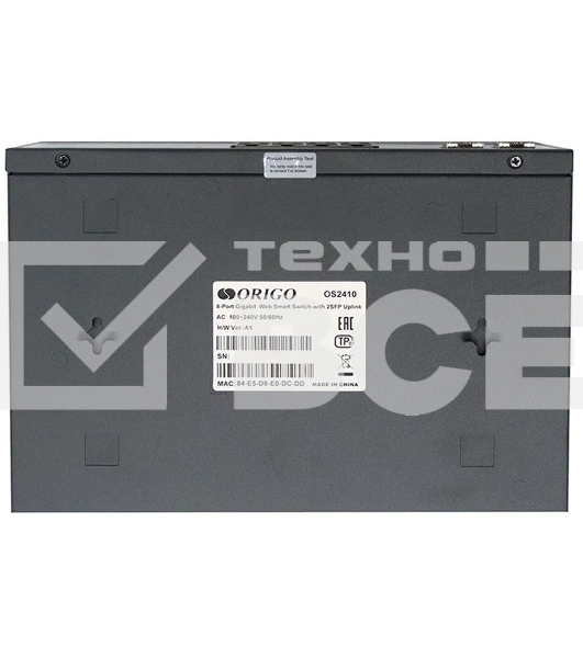 Настраиваемый L2 коммутатор 8x1000Base-T, 2x1000Base-X SFP, комплект для установки в 19