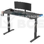 Стол Cactus CS-EDL-GBK столешница МДФ черный, каркас черный, фото10