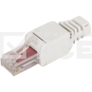 Коннектор Lanmaster LAN-TMP-S6 полевой RJ45 кат.6 STP бел. (упак.:1шт)