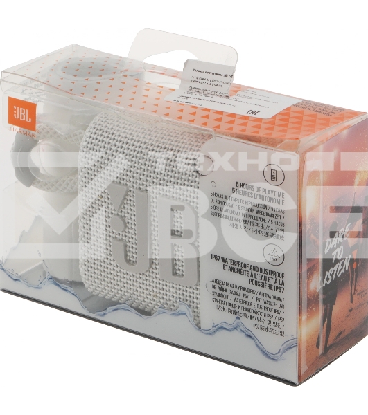 Портативная акустика JBL GO 3, белый