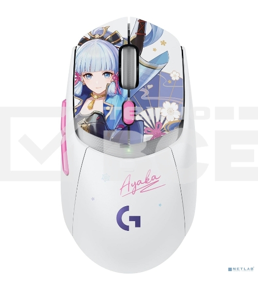 Мышь беспроводная Logitech G309 Lightspeed Ayaka Special Edition белый, 25600 dpi, радиоканал, Bluetooth, USB, кнопки - 6