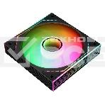 Кулер для корпуса Thermalright TL-M12-S (120x124x25mm, 4-pin PWM, ARGB, 47.6CFM, 23.2dBA, 1500RPM, Black), фото3