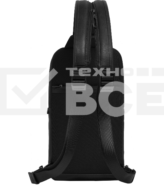 Рюкзак слинг мужской Piquadro Cronus CA6686S134/N кожа черный