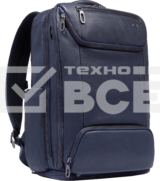 Рюкзак мужской Piquadro Cronus CA6690S134BM/BLU синий кожа