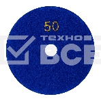 Круг алмазный KRANZ гибкий шлифовальный Черепашка 100 мм, P50, сухое/мокрое шлифование, фото 1