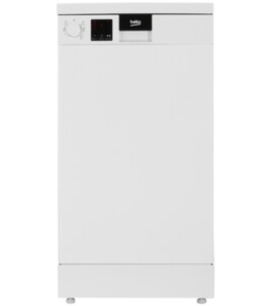 Посудомоечная машина Beko DVS050R01W, белый, 44.8 см, 10 компл., сушка конденсационная, 49 дБ, класс A