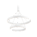 Подвесной светодиодный светильник Ambrella light FL5884/2 WH белый 45W 3000K/4200K/6400K D600/400*1200 (без ПДУ), фото6