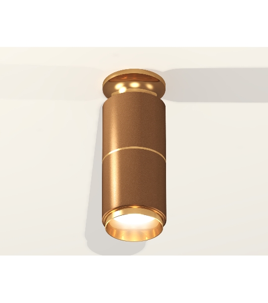 Светильник Ambrella Light XS6304190 SCF/PYG кофе песок/золото желтое полированное MR16 GU5.3 (N6905, C6304, A2062, N6124)