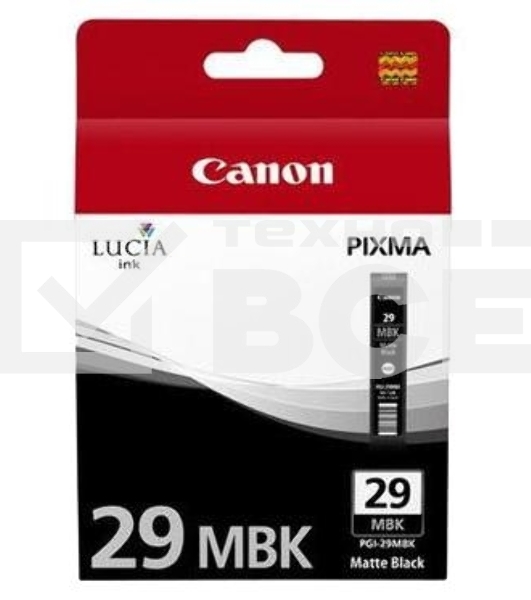 Картридж струйный Canon PGI-29MBK (4868B001) черный (36 мл) для Canon Pixma Pro 1