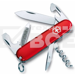 Нож перочинный Victorinox Sportsman (0.3803) 84мм 13 функций красный карт.коробка