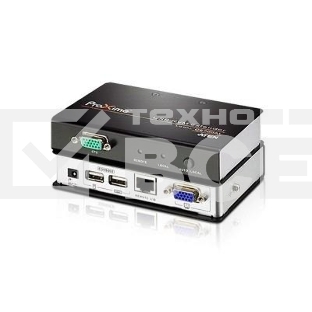 Переключатель ATEN CE700A-D(AT-G) Удлинитель, SVGA+KBD+MOUSE USB ATEN, 150 метр., HD-DB15+USB A-тип, Female, c KVM-шнуром USB 1.8м, Б.П. 220> 5.3V