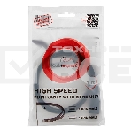 Кабель Cablexpert HDMI CC-HDMI490-15, 19M/19M, v2.0, медь, позол.разъемы, экран, плоский кабель, 1м, черный, пакет, фото7