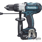 Дрель Makita DHP451RFE Дрель ак(уд),{18В,2х3Ач Li-ion,БЗП-13мм,0-300\0-600\0-1700об\м,80\40Нм,2.2кг,чем,подсветка}, фото4