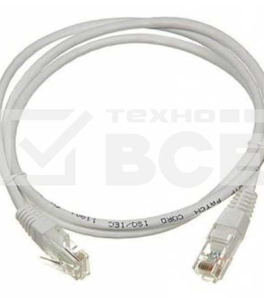 Патч-корд LANMASTER LSZH FTP кат.6, 3.0 м, серый
