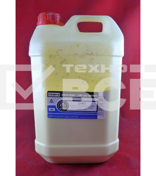 Тонер OKI C3300N/5500/9600/9650/9800, Xerox Phaser 7400 Yellow химический (кан. 1кг) B&W Premium фас. Россия