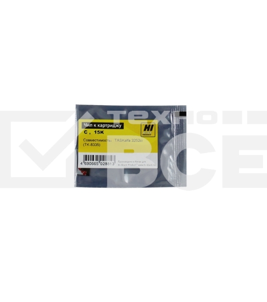 Чип Hi-Black ккартриджу Kyocera TASKalfa 3252ci (TK-8335), C, 15K