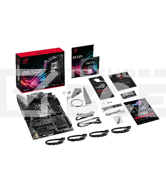 Материнская плата ASUS ROG STRIX X299-E GAMING II, LGA 2066, Intel X299, 8xDDR4, 8xSATA, 3xM.2, 1xPCIe 3.0 x8, 2xPCIe 3.0 x16, 1xPCIe x4, 1xPCIe x1, 2x 2.5Gb LAN, 1xUSB 3.2 Gen 2, 3xUSB 3.2 Gen 2, 2xUSB 2.0, 5x3.5 мм, 7.1, ATX