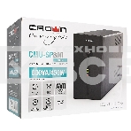 Источник бесперебойного питания CROWN ИБП CMU-SP800EURO {800VA, металл,1x12V/9AH, розетки 3*EURO+1*IEC bybas} CM000001492, фото4