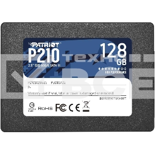 Накопитель SSD Patriot P210, 128GB, SATA III, 2.5