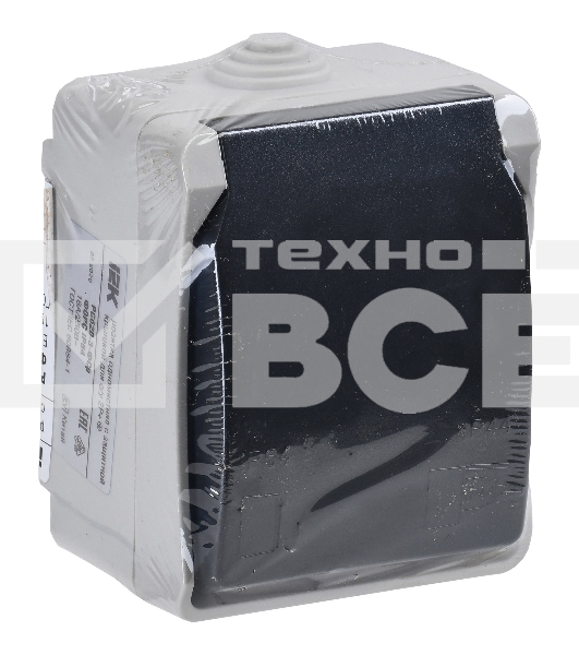 Розетка ИЭК Форс РСб20-3-ФСр1м с/з открытой установки