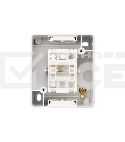 Переключатель проходной INDUSTRIAL IP54, о/у, белый KRANZ KR-78-0836