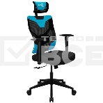 Кресло Aerocool GUARDIAN Ice Blue (<150кг, эргономичное, сетчатый материал, 2D подлокотник), фото2
