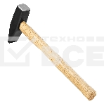 Молоток слесарный Sparta 800 г, квадратный боек, деревянная рукоятка, фото4