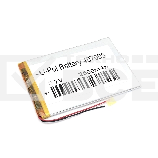 Аккумулятор Li-Pol (батарея) 4*70*95мм 2pin 3.7V/2500mAh