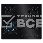 Встраиваемая газовые панели AEG HKB64453NB - газ на стекле, 2 чугунных держателя, газконтроль, фото7