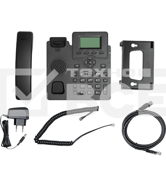 Телефон IP Флат Flat-Phone-C10/RU черный