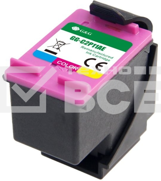 Картридж струйный G&G GG-C2P11AE 651 многоцветный (18мл) для HP DeskJet 5575/5645