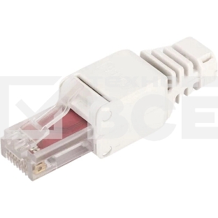 Коннектор Lanmaster LAN-TMP-S6A полевой RJ45 кат.6A STP бел. (упак.:1шт)
