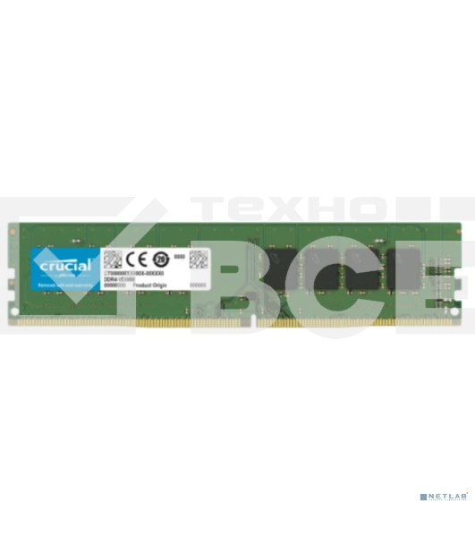 Оперативная память Crucial, DDR4, 16GB (1x16 GB), 3200 MHz, CL19