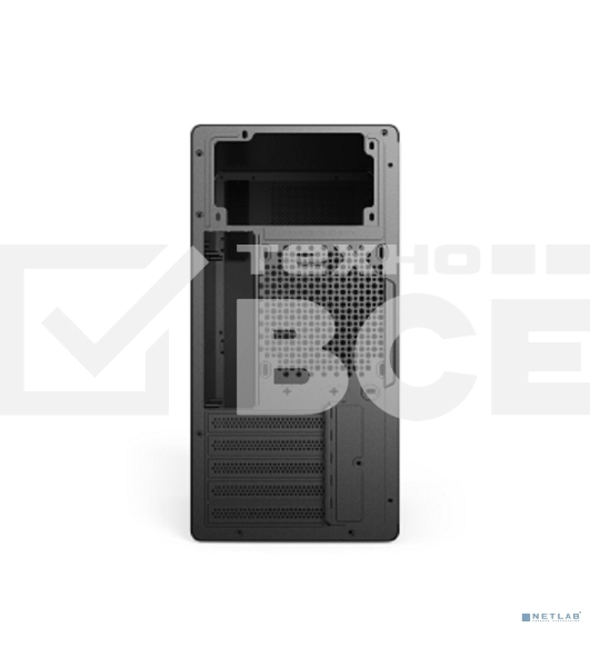 Компьютерный корпус CBR PCC-MATX-V285-WPSU черный mATX, Minitower V285, без БП, 1*USB 3.0 Type-C, 1*USB 3.0, 1*USB 2.0, HD Audio+Mic, кабель питания 1.2м