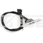 Планка портов в корпус 2xUSB3.0 ExeGate BrctUSB3-2A (USB 3.0 20pin (IDC 20pin F) --> 2x USB 3.0 Af, кабель 20см), фото3