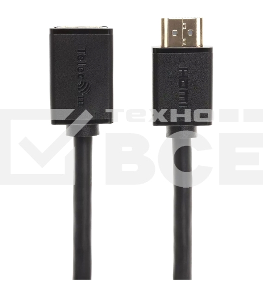 Кабель удлинительный HDMI-19M---HDMI-19F ver 2.0, 3m, TELECOM TCG235MF-3M