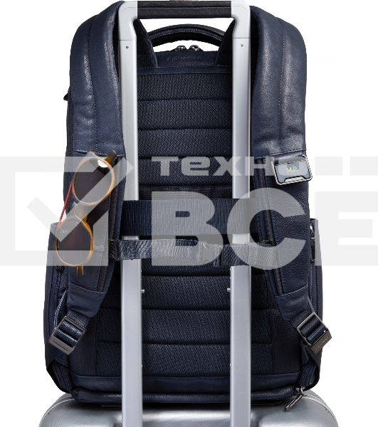 Рюкзак мужской Piquadro Cronus CA6690S134BM/BLU синий кожа
