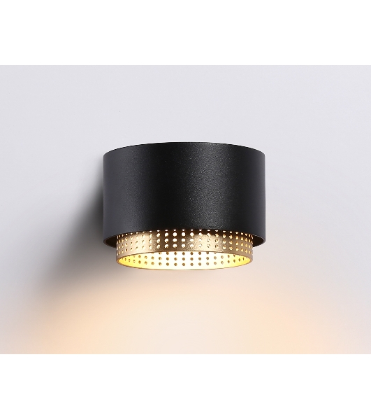 Светильник Ambrella light TN71299 BK/GD черный/золото GX53 max 12W 95*62*120