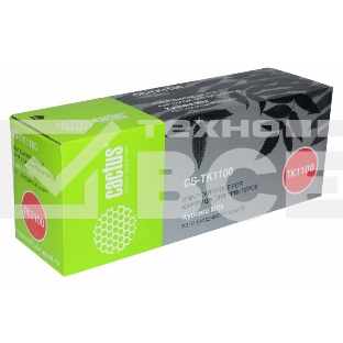 Картридж лазерный Cactus CS-TK1100 черный (2100 стр.) для Kyocera Mita FS-1110/1024MFP/1124MFP