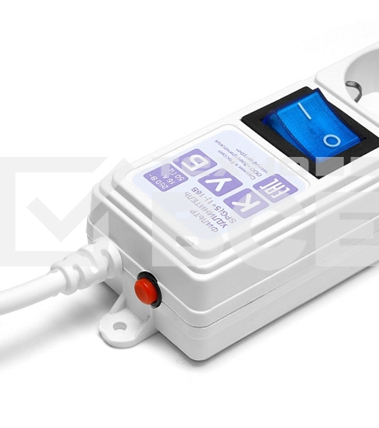 Фильтр-удлинитель PowerCube (SPG(5+1)-16B-3M) 6 розеток, 3м,16А/3,5 кВт, белый