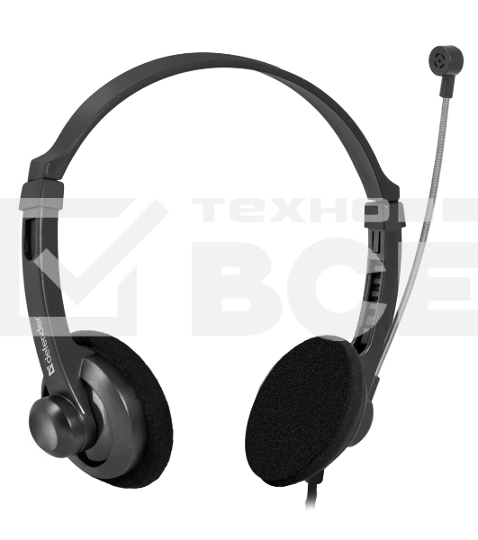 Гарнитура Defender Aura 104 черный (кабель 1.8м)