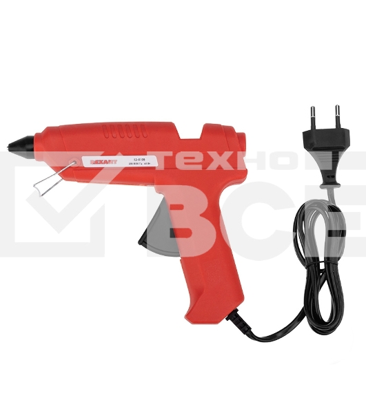 Клеевой пистолет Rexant, 40 Вт, Ø11 мм, без кнопки, блистер